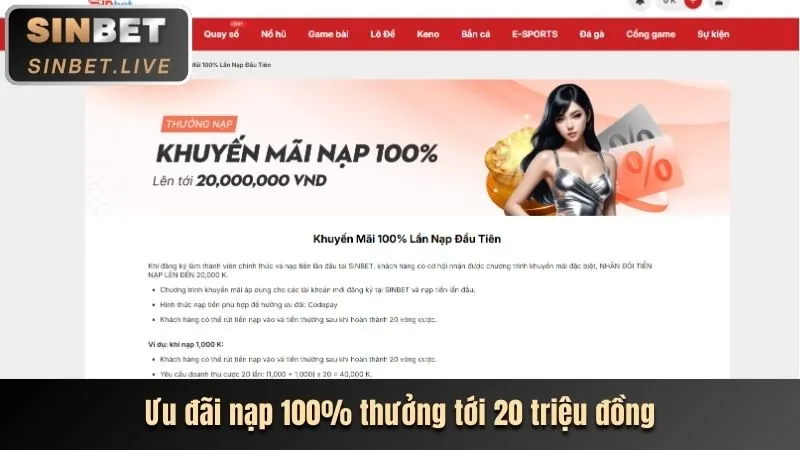 Ưu đãi chào mừng thành viên mới OK88